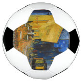 ビンセント・ヴァンゴッホ-カフェ・テラス・アット・ナイト サッカーボール (回転)