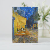 ビンセント・ヴァンゴッホ-カフェ・テラス・アット・ナイト サンキューカード (スタンド正面)