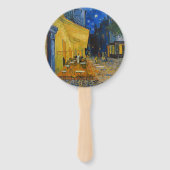 ビンセント・ヴァンゴッホ-カフェ・テラス・アット・ナイト ハンドファン (裏面)