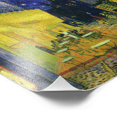 ビンセント・ヴァンゴッホ-カフェ・テラス・アット・ナイト フォトプリント            (角)