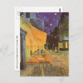 ビンセント・ヴァンゴッホ-カフェ・テラス・アット・ナイト ポストカード (正面/裏面)