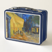 ビンセント・ヴァンゴッホ-カフェ・テラス・アット・ナイト メタルランチボックス (裏面)
