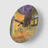 ビンセント・ヴァンゴッホ-カフェ・テラス・アット・ナイト ラウンド壁時計 (傾斜)
