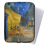 ビンセント・ヴァンゴッホ-カフェ・テラス・アット・ナイト ラップトップスリーブ<br><div class="desc">カフェテラスon the Place du Forum at Night - Vincent van ゴッホ,  1888</div>