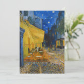 ビンセント・ヴァンゴッホ-カフェ・テラス・アット・ナイト 招待状 (スタンド正面)