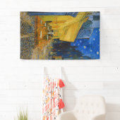 ビンセント・ヴァンゴッホ-カフェ・テラス・アット・ナイト 横断幕 (インサイチュ)