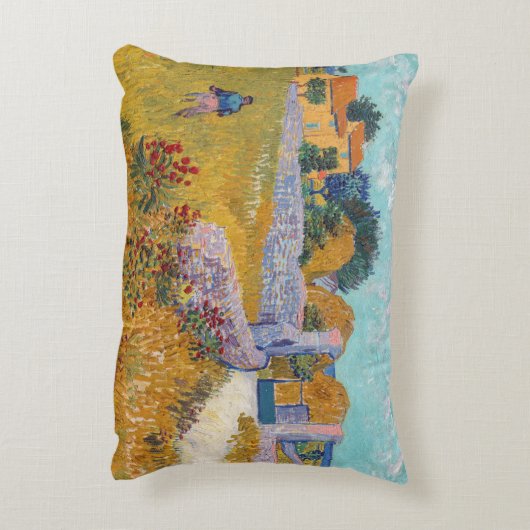 ビンセント・ヴァンゴッホ – プロヴァンスのファームハウス アクセントクッション (裏面(縦))