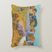 ビンセント・ヴァンゴッホ – プロヴァンスのファームハウス アクセントクッション (正面(垂直))