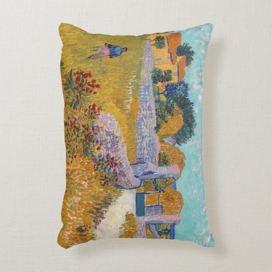 ビンセント・ヴァンゴッホ – プロヴァンスのファームハウス アクセントクッション (正面(垂直))