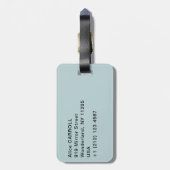 ビンセント・ヴァンゴッホ – プロヴァンスのファームハウス ラゲッジタグ (裏面縦)