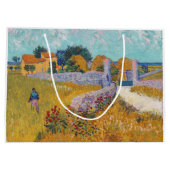 ビンセント・ヴァンゴッホ – プロヴァンスのファームハウス ラージペーパーバッグ (裏面)