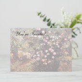 ビンセント・ヴァンゴッホ – ローズブッシュinブロッサムファインアート 招待状 (スタンド正面)