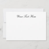 ビンセント・ヴァンゴッホ – ローズブッシュinブロッサムファインアート 招待状 (裏面)