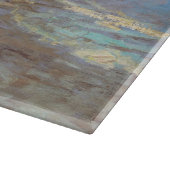 ビンセント・ヴァンゴッホ-魚釣りボートのビーチ カッティングボード (角)