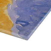 ビンセント・ヴァンゴッホ-魚釣りボートのビーチ カッティングボード (角)