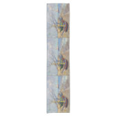 ビンセント・ヴァンゴッホ-魚釣りボートのビーチ ショートテーブルランナー (正面)