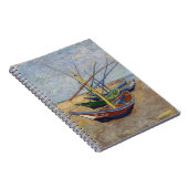 ビンセント・ヴァンゴッホ-魚釣りボートのビーチ ノートブック (右側)