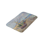 ビンセント・ヴァンゴッホ-魚釣りボートのビーチ バスマット (アングル)