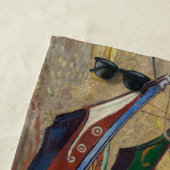 ビンセント・ヴァンゴッホ-魚釣りボートのビーチ ビーチタオル (インサイチュ)