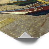 ビンセント・ヴァンゴッホ-魚釣りボートのビーチ ポスター (角)