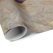 ビンセント・ヴァンゴッホ-魚釣りボートのビーチ ラッピングペーパー (ロールコーナー)