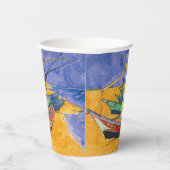 ビンセント・ヴァンゴッホ-魚釣りボートのビーチ 紙コップ (右)