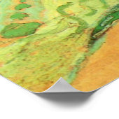 ビンセント・ヴァン・ゴッホによって畑を横切る2人の女性 ポスター (角)