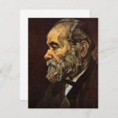 ビンセント・ヴァン・ゴッホによるひげの老人ポートレート (正面/裏面)