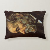 ビンセント・ヴァン・ゴッホによるひげの老人ポートレート アクセントクッション (正面)