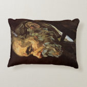 ビンセント・ヴァン・ゴッホによるひげの老人ポートレート アクセントクッション (裏面)