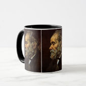 ビンセント・ヴァン・ゴッホによるひげの老人ポートレート マグカップ (正面左)