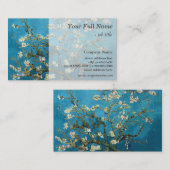 ビンセント・ヴァン・ゴッホによるアーモンド・ツリーの開花。 名刺 (正面/裏面)