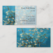 ビンセント・ヴァン・ゴッホによるアーモンド・ツリーの開花。 名刺 (正面/裏面)