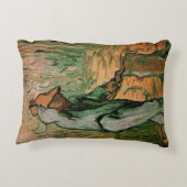 ビンセント・ヴァン・ゴッホによるウッドカッタ（ミレットの後） アクセントクッション (裏面)