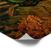 ビンセント・ヴァン・ゴッホによるウッドカッタ（ミレットの後） ポスター (角)