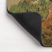 ビンセント・ヴァン・ゴッホによるオリーブピッキング マウスパッド (コーナー)