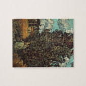 ビンセント・ヴァン・ゴッホによるサイプレスと女性2人 ジグソーパズル (横)