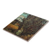 ビンセント・ヴァン・ゴッホによるサイプレスと女性2人 タイル (側面)