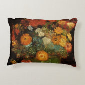 ビンセント・ヴァン・ゴッホによるジニアスの静物花器 アクセントクッション (裏面)