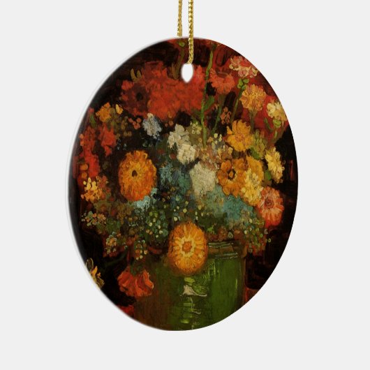 ビンセント・ヴァン・ゴッホによるジニアスの静物花器 セラミックオーナメント (右)