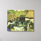 ビンセント・ヴァン・ゴッホによるジョルガスの茅葺きコテージ キャンバスプリント (正面)