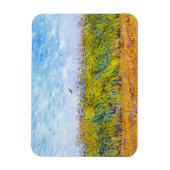 ビンセント・ヴァン・ゴッホによるヒバリの小麦畑 マグネット (縦)