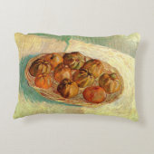 ビンセント・ヴァン・ゴッホによるピサロへのリンゴのバスケット アクセントクッション (裏面)