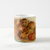 ビンセント・ヴァン・ゴッホによるピサロへのリンゴのバスケット コーヒーマグカップ (中央)