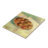 ビンセント・ヴァン・ゴッホによるピサロへのリンゴのバスケット タイル (側面)