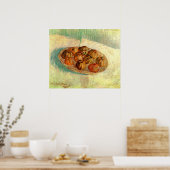 ビンセント・ヴァン・ゴッホによるピサロへのリンゴのバスケット ポスター (キッチン)