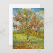 ビンセント・ヴァン・ゴッホによるピンクの桃の木 (正面/裏面)