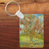 ビンセント・ヴァン・ゴッホによるピンクの桃の木 キーホルダー (正面)