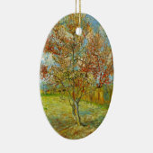 ビンセント・ヴァン・ゴッホによるピンクの桃の木 セラミックオーナメント (右)