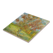 ビンセント・ヴァン・ゴッホによるピンクの桃の木 タイル (側面)